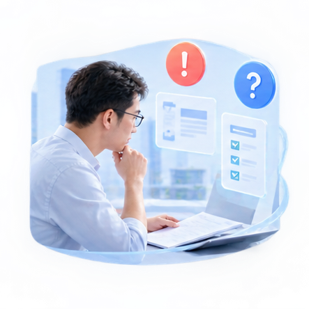 03|依据关联呈现:让每个提示都能说明原因:单纯提示“存在风险”并不能解决管理问题。管理人员还需要知道:为什么出现提示、对应哪项要求、涉及哪份材料、需要补充或核实什么。因此,核查过程应尽可能关联具体制度依据、相关材料及其来源,让提示结果具有可理解、可复核的基础,减少反复查找和猜测。