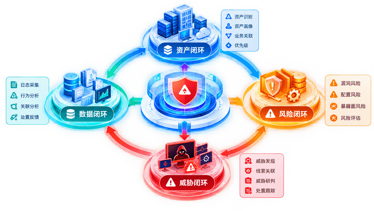 四维度闭环 · 协同关系图